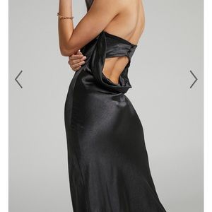 NWT strapless satin maxi dress size 6